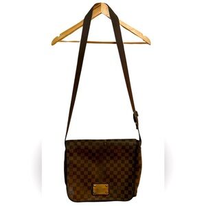 Louis Vuitton Damier Ebene Brooklyn Canvas Bag—2008 France